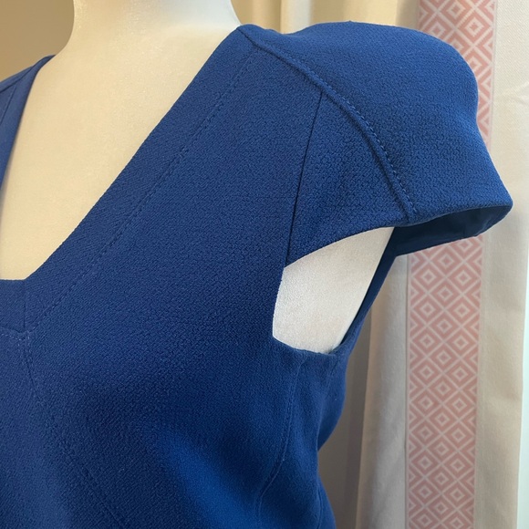 Tibi Deep Blue Mini Dress - Picture 4 of 13